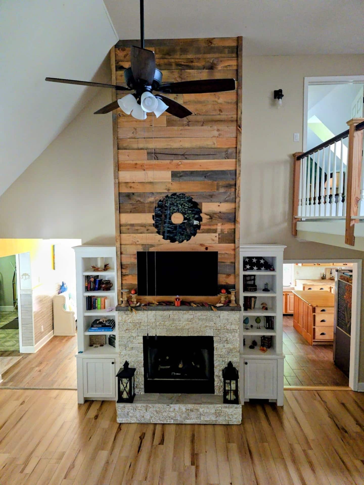 Hawk's Crest Landing I — living room fireplace feature wall